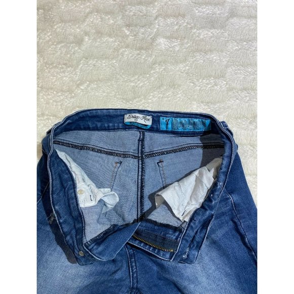 Indigo Rein Distressed Jeans Size 7 Women's 28x29 - Picture 10 of 11